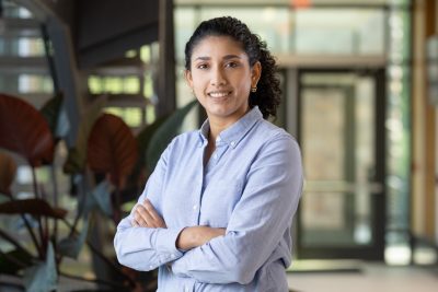 Headshot of Carla Enriquez in the Virginia-Maryland College of Veterinary Medicine.
